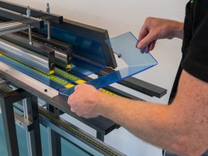 Shannon Fixture VMD para máquina de dobra de folha de plástico semi automática