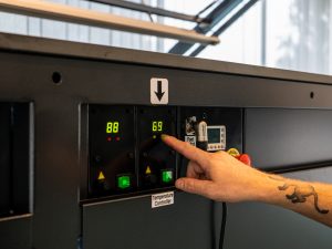 unidades de control de temperatura, accesorio de máquina dobladora de plástico shannon