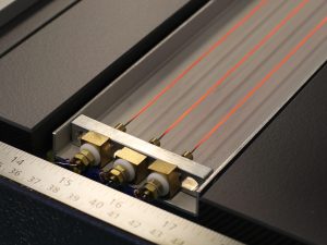Perfil de aquecimento inferior de vários fios para grande raio ou materiais mais espessos, acessórios para máquina de dobra de plástico Shannon
